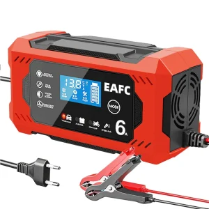 Car Battery Charger 12V 6A Intelligent Fast Charging Pulse Repair