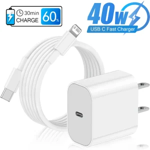 40W USB C Fast Charger For iPhone
